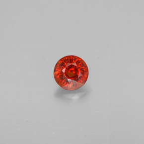 Granato spessartite naturale arancione da 0,85 ct, taglio rotondo, VVS