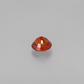 Granato spessartite naturale arancione da 0,85 ct, taglio rotondo, VVS