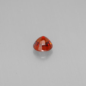 Granato spessartite naturale arancione da 0,86 ct, taglio rotondo, VVS-VS
