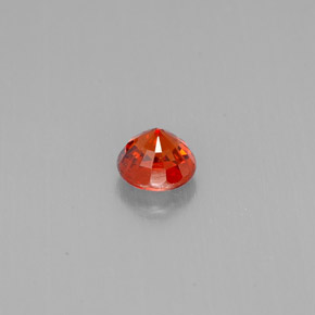 Granato spessartite naturale arancione da 1,12 ct, taglio rotondo, VVS-VS