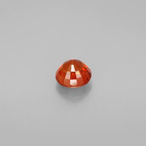 Granato spessartite naturale arancione da 0,92 ct, taglio rotondo, VVS-VS