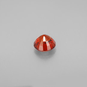 Granato spessartite naturale arancione da 0,89 ct, taglio rotondo, VVS-VS