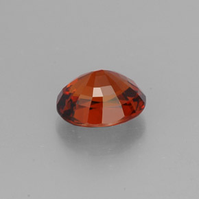Granato spessartite naturale arancione da 2,43 ct, taglio ovale, VVS-VS