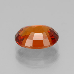 Granato spessartite naturale arancione da 1,80 ct, taglio ovale, VVS-VS