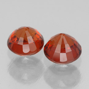 Granato spessartite naturale arancione da  ct, taglio rotondo, VVS-VS