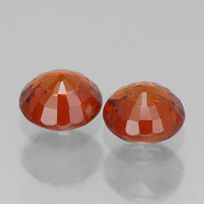 Granato spessartite naturale arancione da  ct, taglio rotondo, VVS-VS
