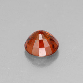 Granato spessartite naturale arancione da 0,76 ct, taglio rotondo, VVS-VS