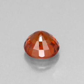 Granato spessartite naturale arancione da 0,84 ct, taglio rotondo, VVS-VS