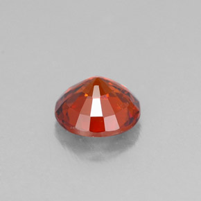 Granato spessartite naturale arancione da 0,69 ct, taglio rotondo, VVS-VS