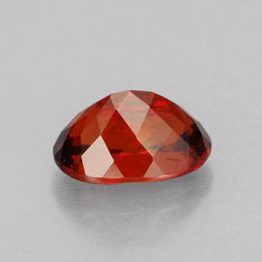 Granato spessartite naturale rosso da 2,78 ct, taglio ovale, VS