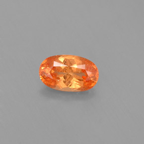Granato spessartite naturale arancione da 0,64 ct, taglio ovale, VS-SI