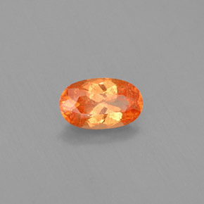 Granato spessartite naturale arancione da 0,64 ct, taglio ovale, VS-SI