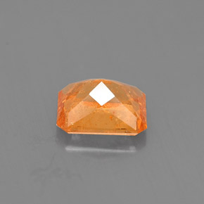 Granato spessartite naturale arancione da 1,13 ct, taglio smeraldo, VS-SI