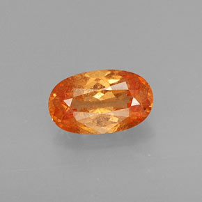 Granato spessartite naturale arancione da 1,09 ct, taglio ovale, VS-SI