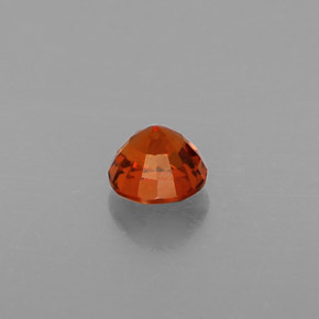 Granato spessartite naturale arancione da 0,73 ct, taglio rotondo, VVS