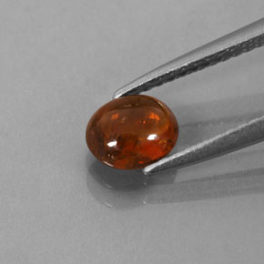 Granato spessartite naturale arancione da 0,86 ct, trasparente, trasparente/traslucido