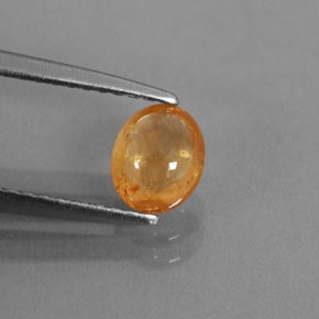 Granato spessartite naturale arancione da 0,86 ct, trasparente, trasparente/traslucido