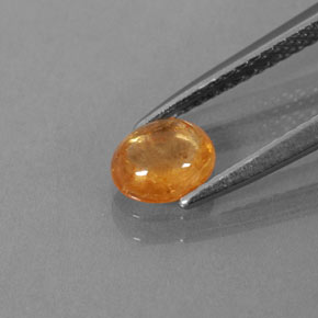 Granato spessartite naturale arancione da 0,86 ct, trasparente, trasparente/traslucido