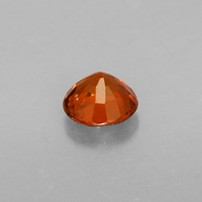 Granato spessartite naturale arancione da 0,51 ct, taglio rotondo, VVS-VS