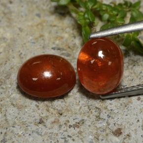 Granato spessartite naturale arancione da 5,82 ct, trasparente, trasparente/traslucido