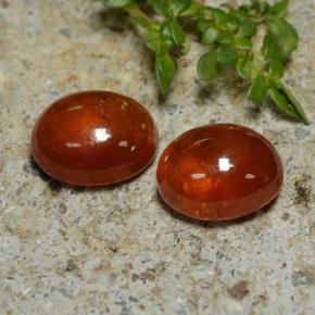 Granato spessartite naturale arancione da 5,82 ct, trasparente, trasparente/traslucido
