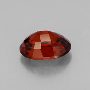 Granato spessartite naturale rosso da 2,73 ct, taglio ovale, VVS