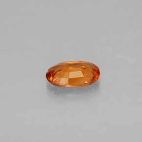 Granato spessartite naturale arancione da 0,45 ct, taglio ovale, VS