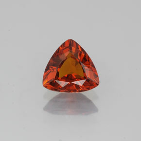 Granato spessartite naturale arancione da 0,96 ct, trillion, VS