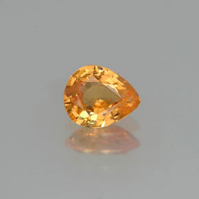 Granato spessartite naturale arancione da 0,78 ct, taglio a pera, VS