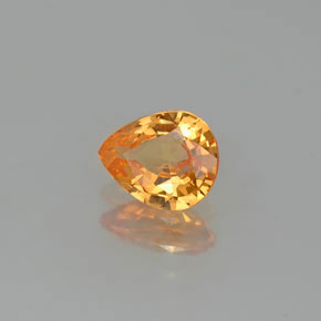 Granato spessartite naturale arancione da 0,78 ct, taglio a pera, VS
