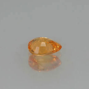 Granato spessartite naturale arancione da 0,78 ct, taglio a pera, VS