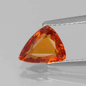 Granato spessartite naturale arancione da 1,50 ct, forma fantasia, VVS-VS