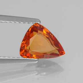 Granato spessartite naturale arancione da 1,50 ct, forma fantasia, VVS-VS