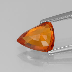 Granato spessartite naturale arancione da 1,50 ct, forma fantasia, VVS-VS
