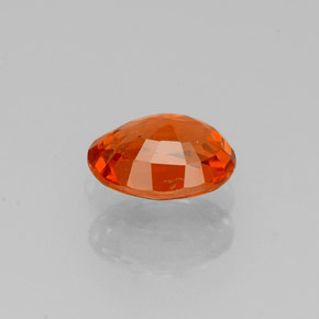 Granato spessartite naturale arancione da 0,92 ct, taglio ovale, VS