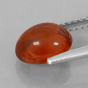 Granato spessartite Arancio caldo naturale da 2.39 ct, Trasparente, Trasparente/Traslucido