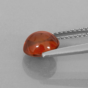 Granato spessartite naturale arancione da 1,80 ct, trasparente, trasparente/traslucido