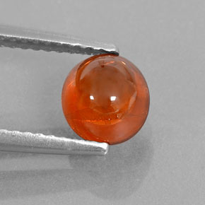Granato spessartite naturale arancione da 1,98 ct, trasparente, trasparente/traslucido