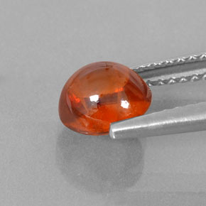 Granato spessartite naturale arancione da 1,98 ct, trasparente, trasparente/traslucido