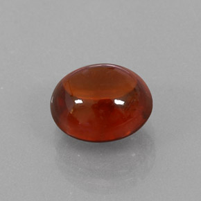 Granato spessartite naturale arancione da 4,00 ct, trasparente, trasparente/traslucido