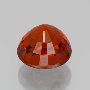 Granato spessartite naturale arancione da 2,33 ct, taglio rotondo, VS
