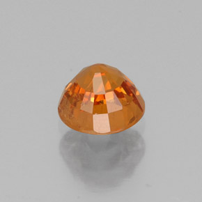 Granato spessartite naturale arancione da 0,83 ct, taglio rotondo, VS