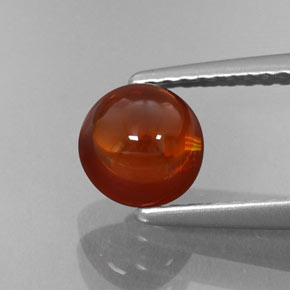 Granato spessartite naturale arancione da 1,80 ct, trasparente, trasparente/traslucido
