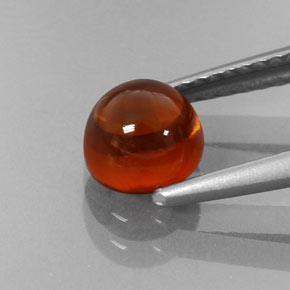 Granato spessartite naturale arancione da 1,80 ct, trasparente, trasparente/traslucido