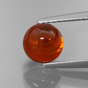 Granato spessartite naturale arancione da 2,41 ct, trasparente, trasparente/traslucido