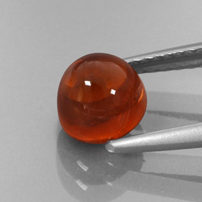 Granato spessartite naturale arancione da 2,41 ct, trasparente, trasparente/traslucido