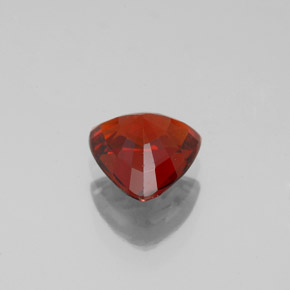 Granato spessartite naturale rosso da 1,37 ct, trillion, VVS