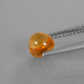 Granato spessartite naturale arancione da 1,79 ct, trasparente, trasparente/traslucido