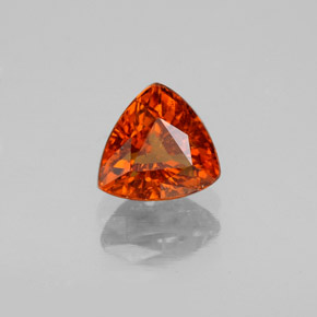 Granato spessartite naturale arancione da 1,56 ct, trillion, SI