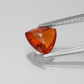 Granato spessartite naturale arancione da 1,56 ct, trillion, SI